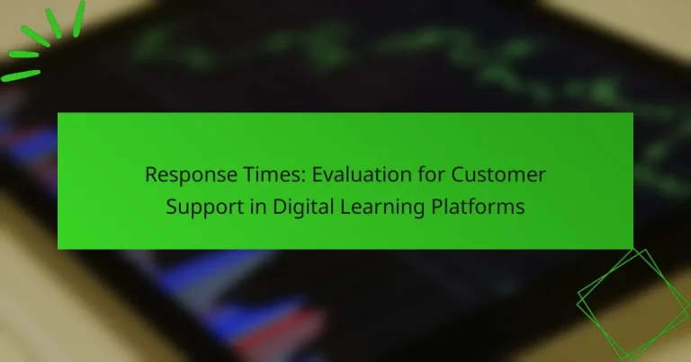 Tempos de Resposta: Avaliação para Suporte ao Cliente em Plataformas de Aprendizagem Digital